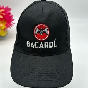 Bacardi Black Adjustable Trucker Hat HT6723E
